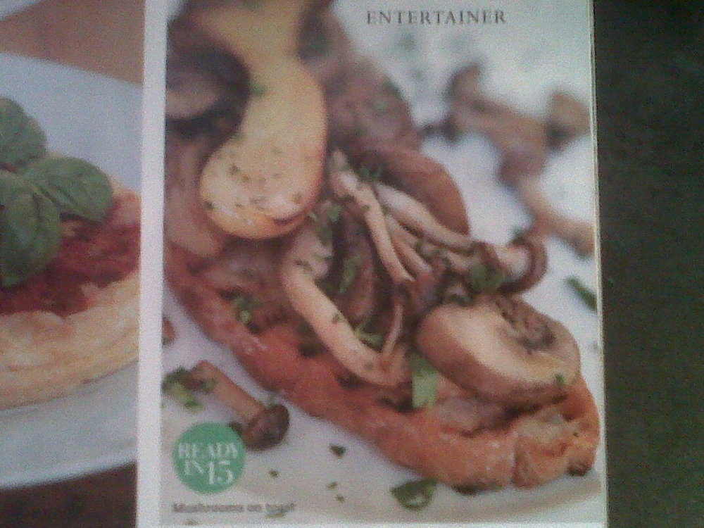 Mushrooms on toast of Forbidden - Recipefy