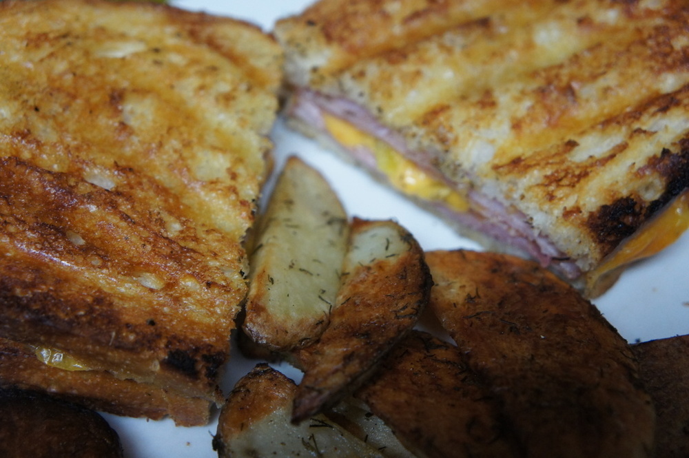 Grilled Ham And Cheese With Yellow Peppers of Jason Nickolay - Recipefy