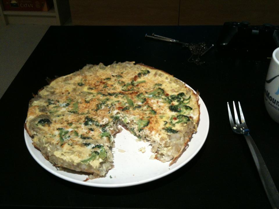 Broccoli and Potato Frittata of Ben James - Recipefy