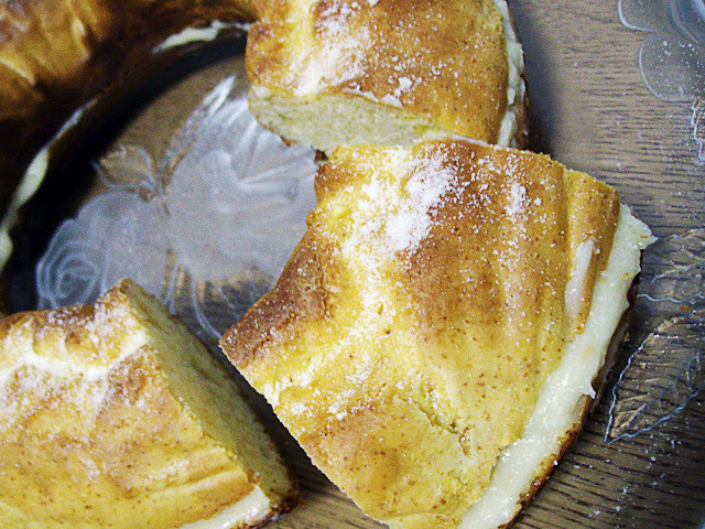 Roscón relleno de crema pastelera (Dukan. Tolerado: Maicena/Leche en polvo) of Jose Luis Lopez - Recipefy