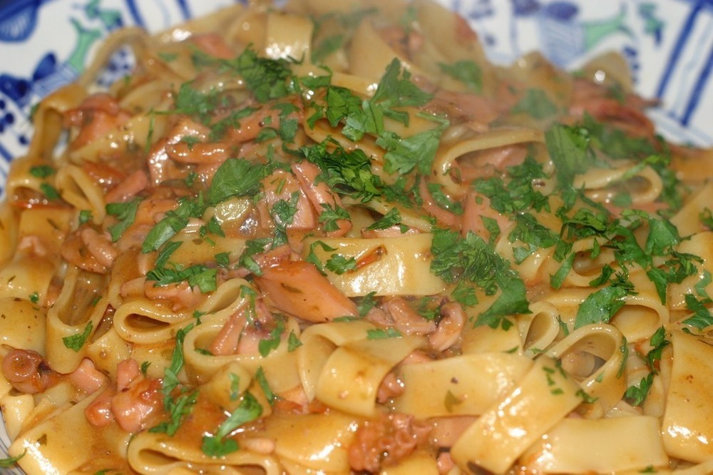 Pasta con i calamari de Mario - Recipefy
