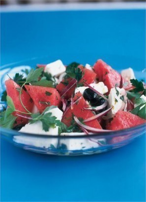 Watermelon, Feta and Black Olive Salad di Optimator - Recipefy