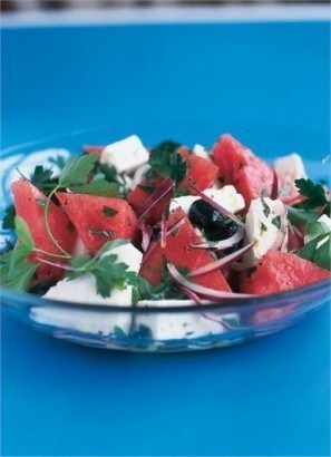   Watermelon, Feta and Black Olive Salad de Optimator - Recipefy