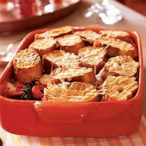 Mediterranean Spinach Strata de Emilia - Recipefy