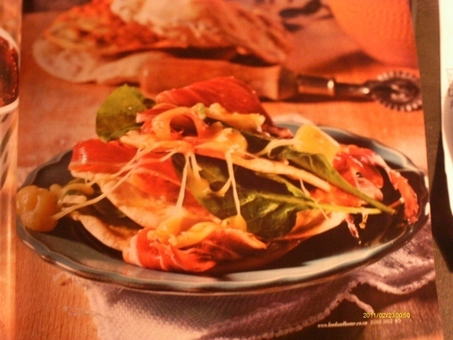 White Pizza Stack with Parma Ham de Forbidden - Recipefy