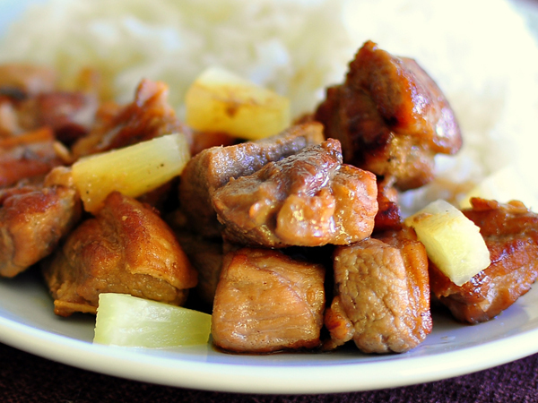 pork adobo with pineapple of Cora Chan - Recipefy