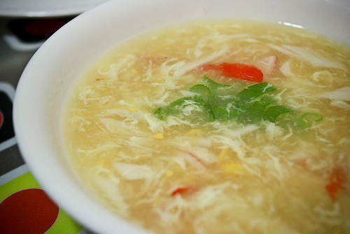 crab and corn soup of Cora Chan - Recipefy