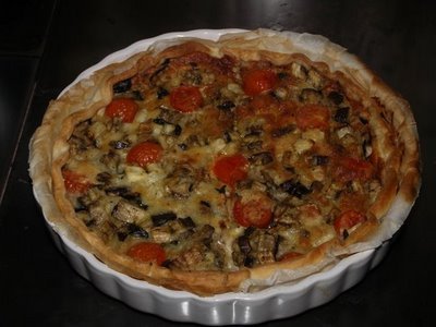 Quiche mediterranea con scamorza, melanzane e pomodorini of Sara Pignatta - Recipefy