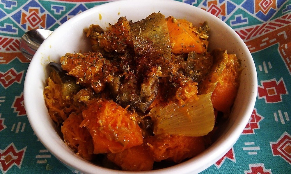 Guiso de calabaza y berenjena al curry of Vegan-Ita - Recipefy