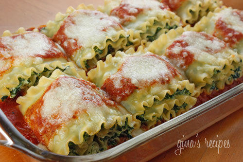 Spinach Lasagna Rolls di Ashley - Recipefy