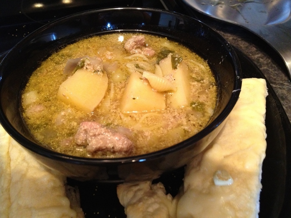 Sausage and Potato Slow Cooker Soup  of Becky Isla - Recipefy