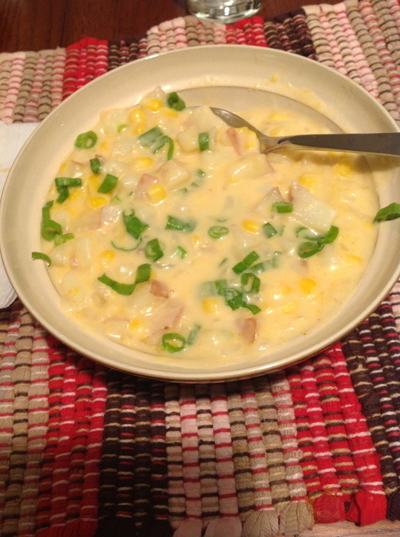 Cheesy Potato Soup with Ham Sandwiches di Michelle - Recipefy