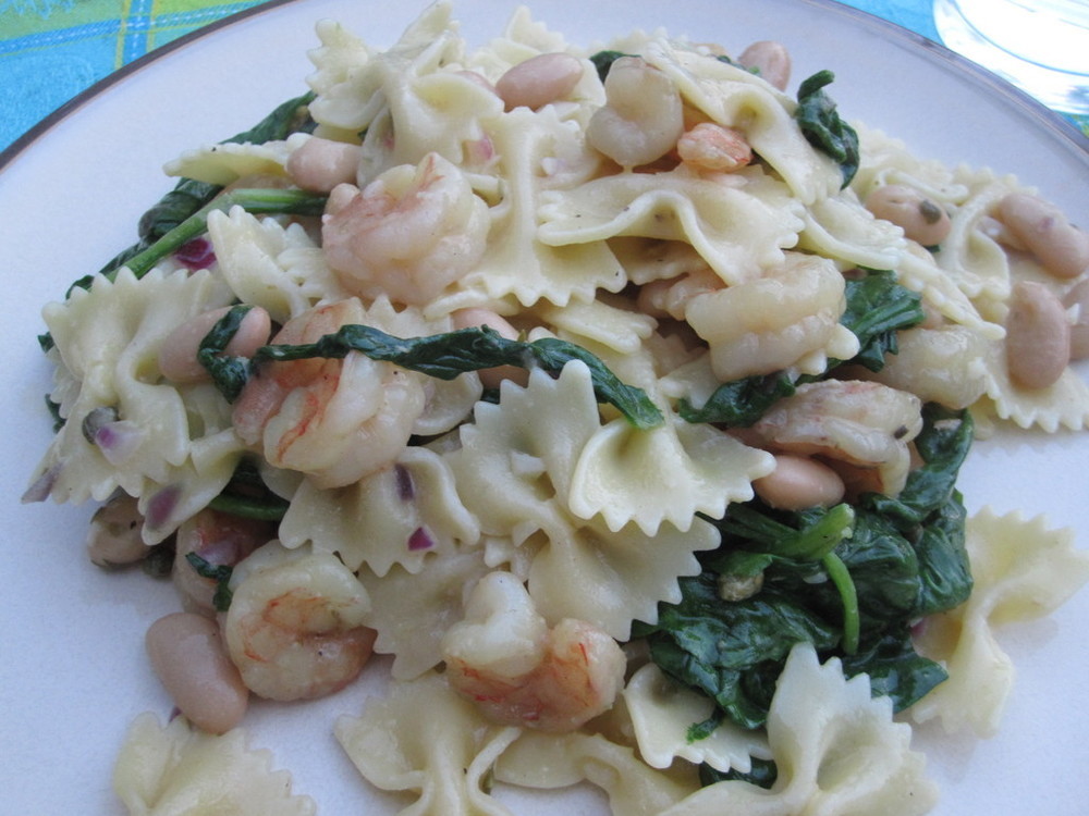 Warm Pasta Salad with Shrimp of Michelle - Recipefy