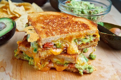 Guacamole Grilled Cheese Sandwich of Emilia  - Recipefy