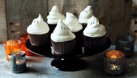 Halloween Ghost cupcakes de Sarah Hyland - Recipefy