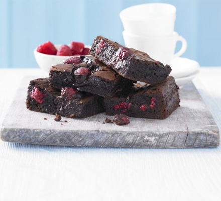 chocolate raspberry brownies of Jake Lane - Recipefy