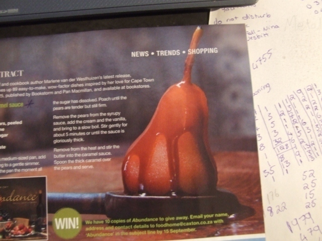 Pears in caramel sauce de Forbidden - Recipefy