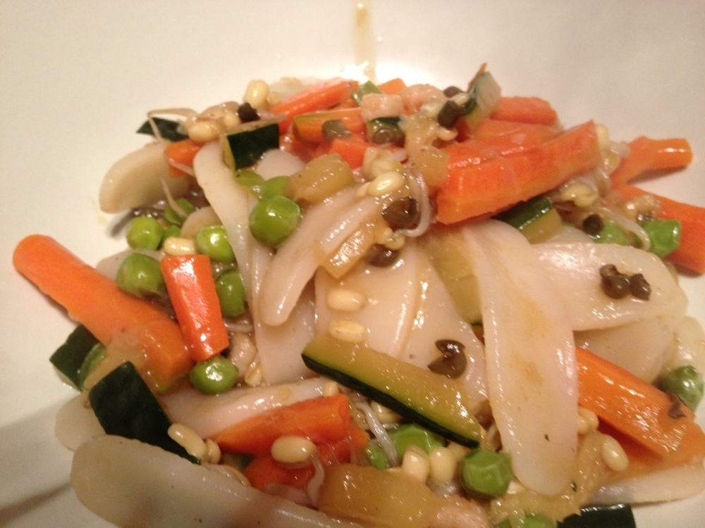 Gnocchi di riso con gamberi e verdure di Vittorio Pavesi - Recipefy
