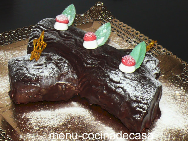 Tronco de Navidad con ganache  of Daniel Villanueva Padilla - Recipefy