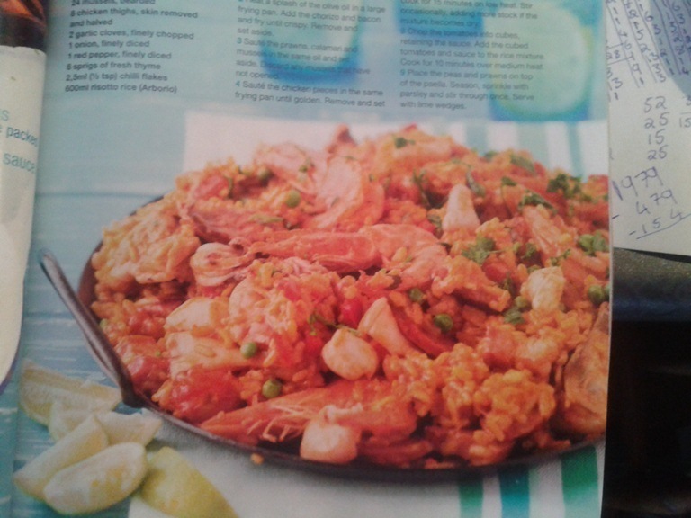 Paella (sea food platter) of Forbidden - Recipefy