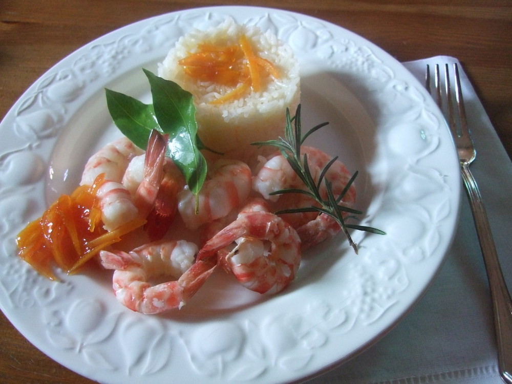 mazzancolle al sale con profumo di arancia di fede - Recipefy