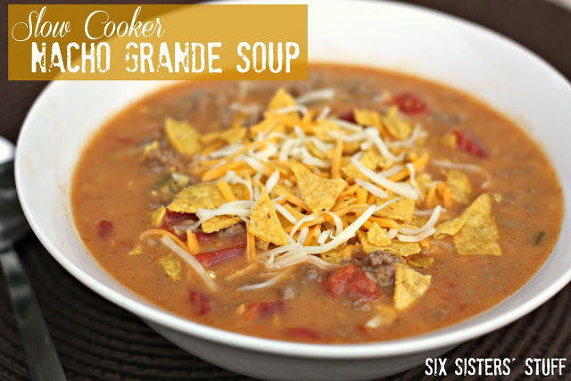 Slow Cooker Nacho Grande Soup de Kelly Snyder - Recipefy