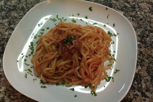 Spaghetti alla Matriciana de Ztere0 - Recipefy