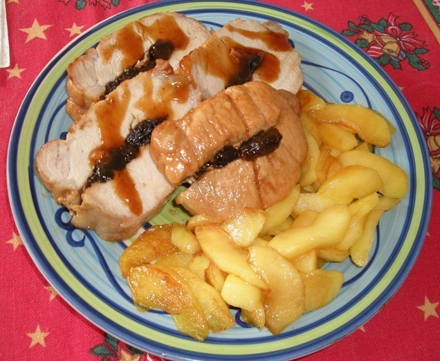 Arista di maiale ripiena di prugne con mele caramellate (di Berlandina) di Sara Calabrese - Recipefy