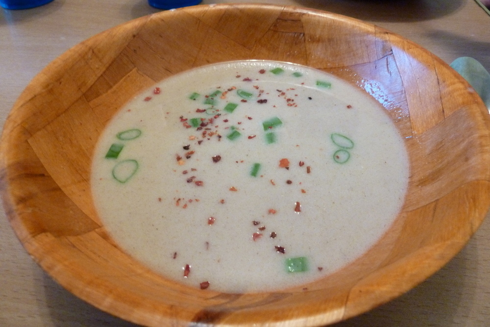 Thai Coconut Soup (Tom ga kai) with chicken & shrimp of EmJaySee - Recipefy
