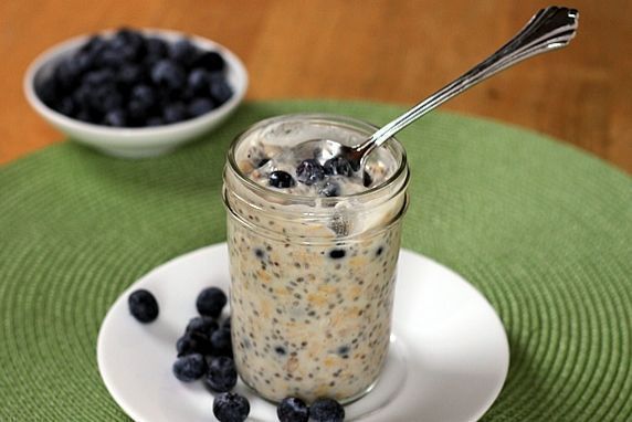 Blueberry Maple Refrigerator Oatmeal of Kim Flowers - Recipefy