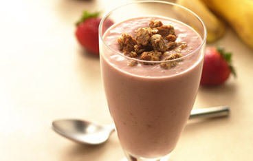 Granola Berry-Banana Smoothies Recipe of Chiara F - Recipefy