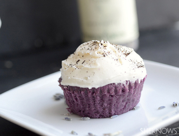 Cupcake à la lavande et au Earl Grey of Mademoiselle404 - Recipefy