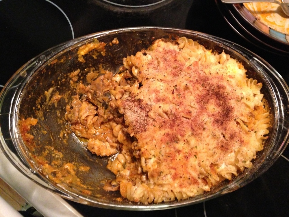 Layered Alfredo Rotini di Dee Thompson - Recipefy