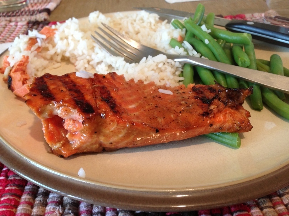 Salmon with Brown Sugar and Mustard Glaze de Michelle - Recipefy