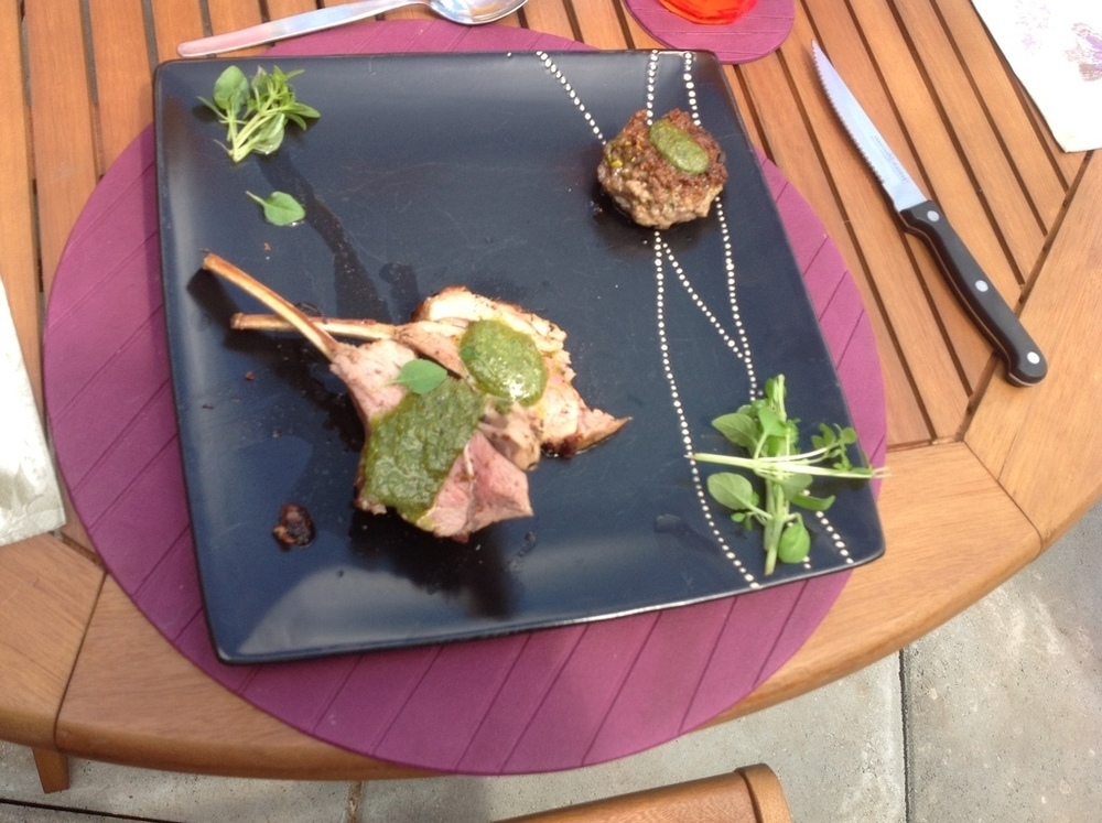 Lamb and Pistachio Two Ways de Calvin Atkinson - Recipefy