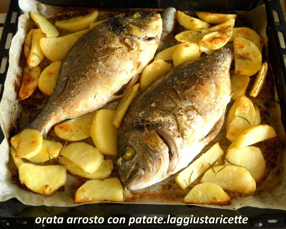 Pesce al forno con patate di Diana - Recipefy