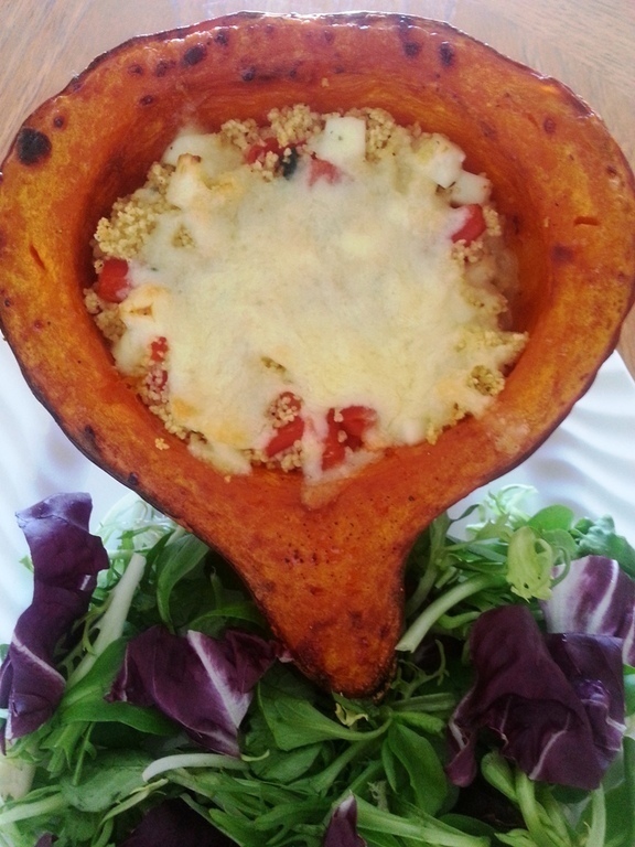 Stuffed Onion Squash di Quetzal - Recipefy