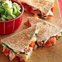 Smoked Salmon Quesadillas with Avocado Salsa di Chris Ice - Recipefy