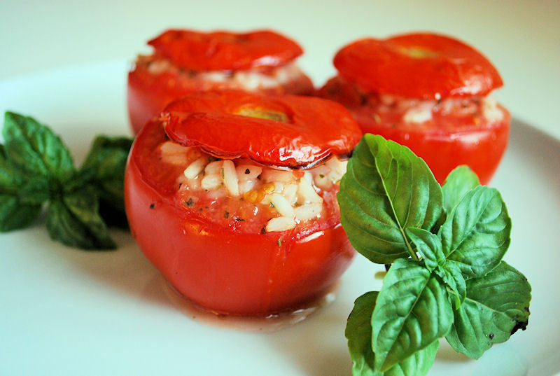 Pomodori ripieni al riso di Diana - Recipefy