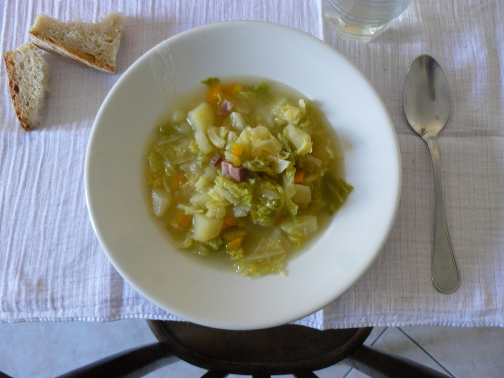 Cabbage Minestrone Recipe - Minestrone di Cavolo Verza of Rosa Lanzillotti - Recipefy