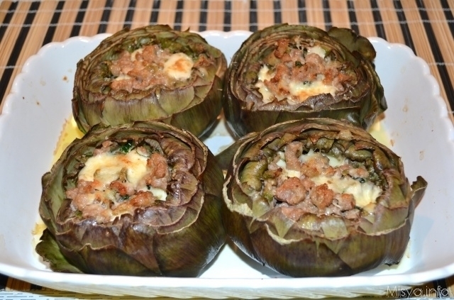 Italian Stuffed Artichoke Recipe - Carciofi Ripieni of Rosa Lanzillotti - Recipefy