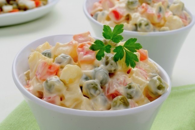 Italian Russian Salad Recipe - Insalata Russa de Rosa Lanzillotti - Recipefy