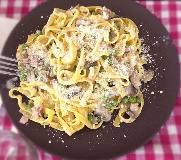 Pappardelle Pasta With Mushroom Sauce - Pappardelle alla Boscaiola of Rosa Lanzillotti - Recipefy