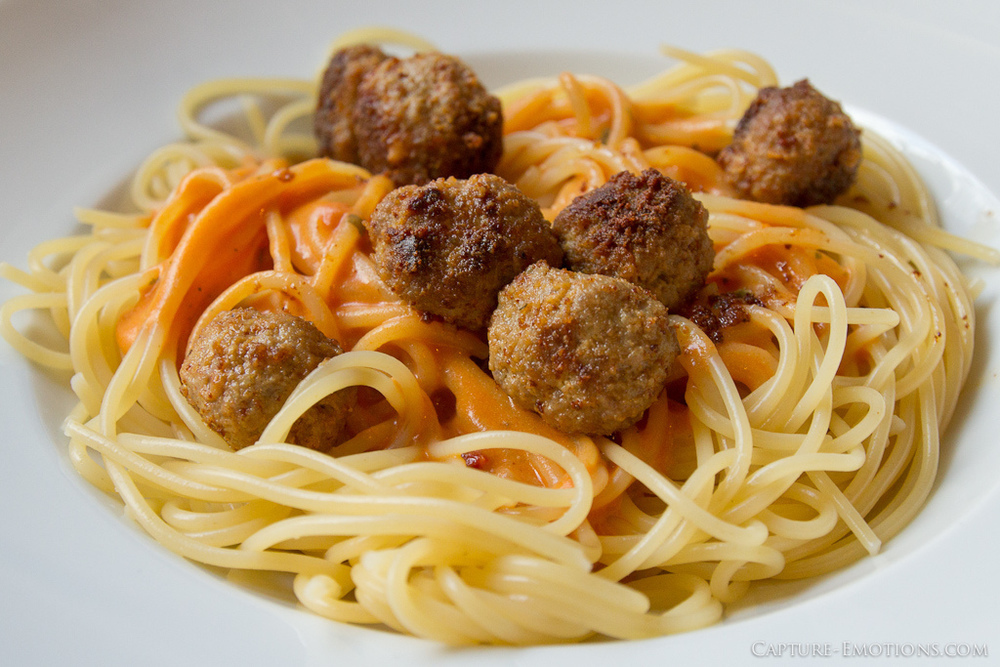 meatballs and pasta of Rhys Palmer - Recipefy