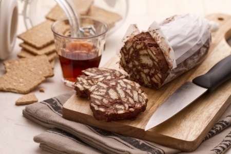 Salame al cioccolato de Giorgia - Recipefy