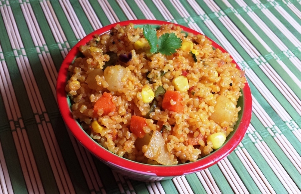 Cracked Wheat Masala Upma of Kitchen Snippets - Recipefy