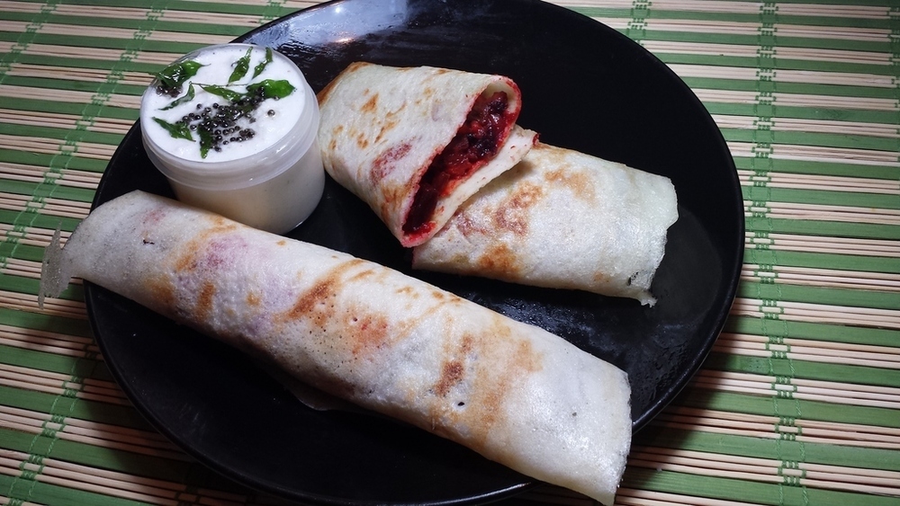 Beetroot Masala Dosa of Kitchen Snippets - Recipefy
