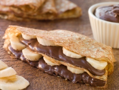 Crêpes Nutella e banane de Giorgia - Recipefy