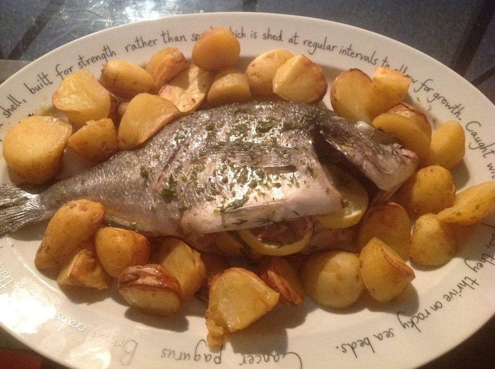 Sea Bream Baked in Ouzo of Calvin Atkinson - Recipefy