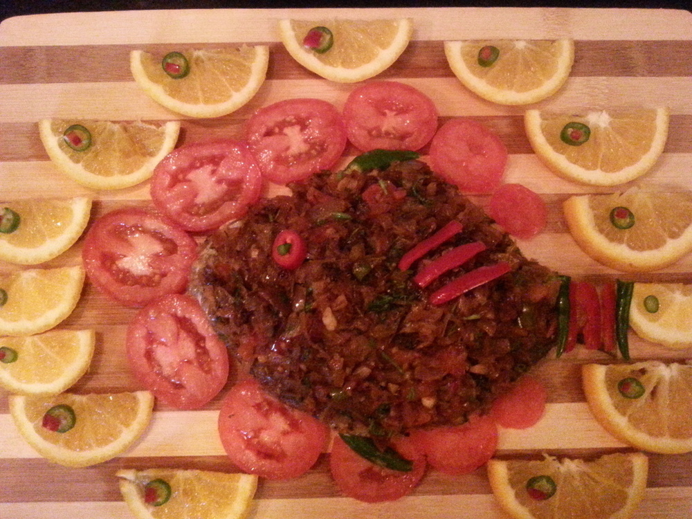Grilled Pomfret with herb stuffing de Rana Chakrabarti - Recipefy